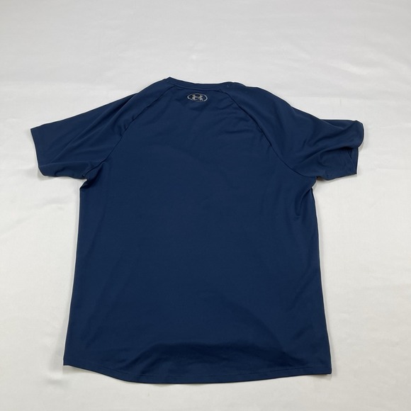 Under Armour Tech 2.0 Tee Shirt Mens  Large Navy Short Sleeve Quick Dry - Picture 8 of 13